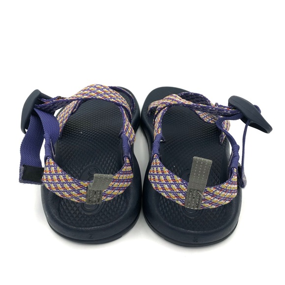 Chaco Sandals Purple Plaid Adjustable Strap Girls Size 2 - Picture 5 of 7